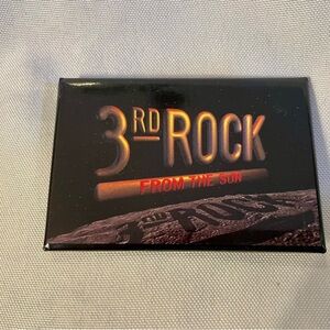3rd Rock From The Sun Promotional Rectangle Button /Pin Wearable Y2K TV Series